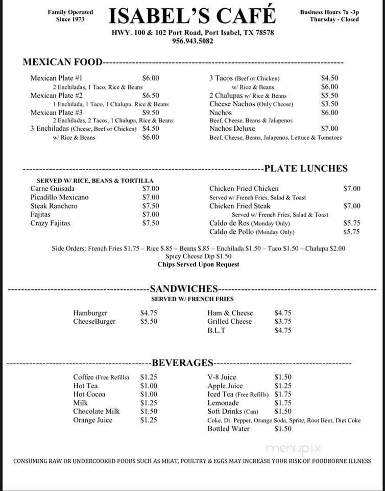 Menu page 2