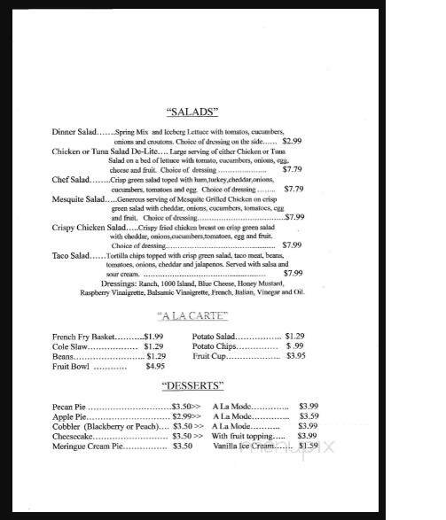 Menu page 2