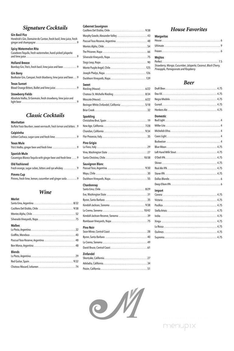 Menu page 2