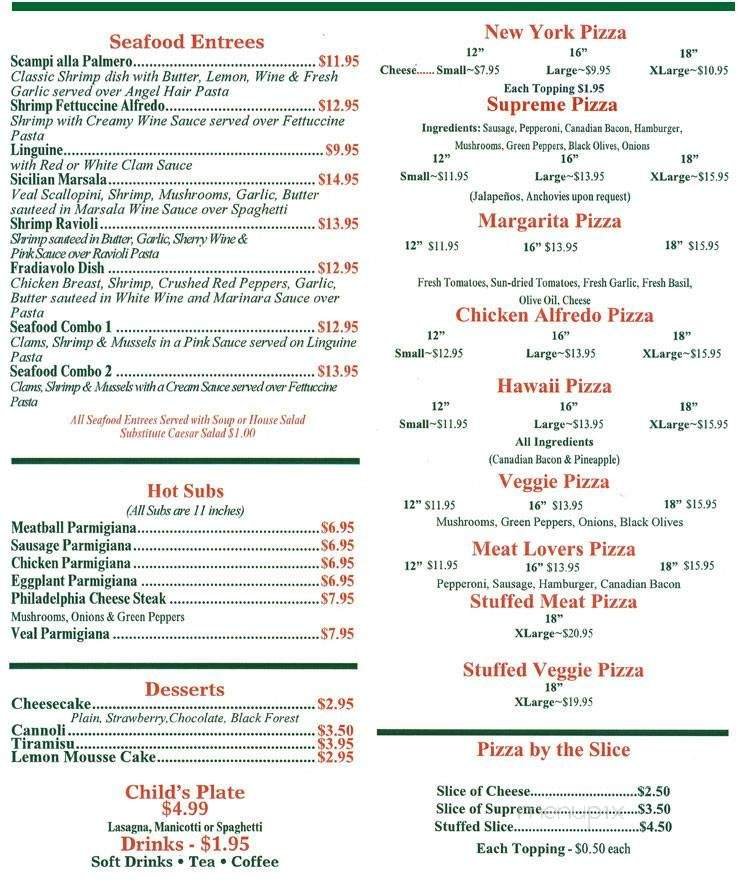 Menu page 2