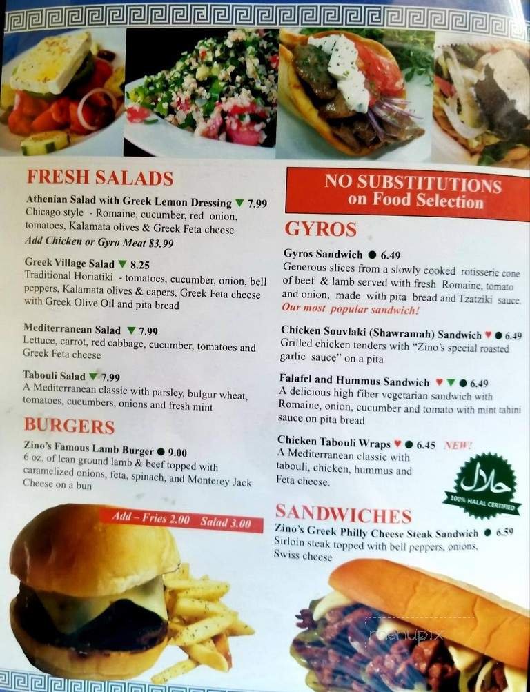 Menu page 2