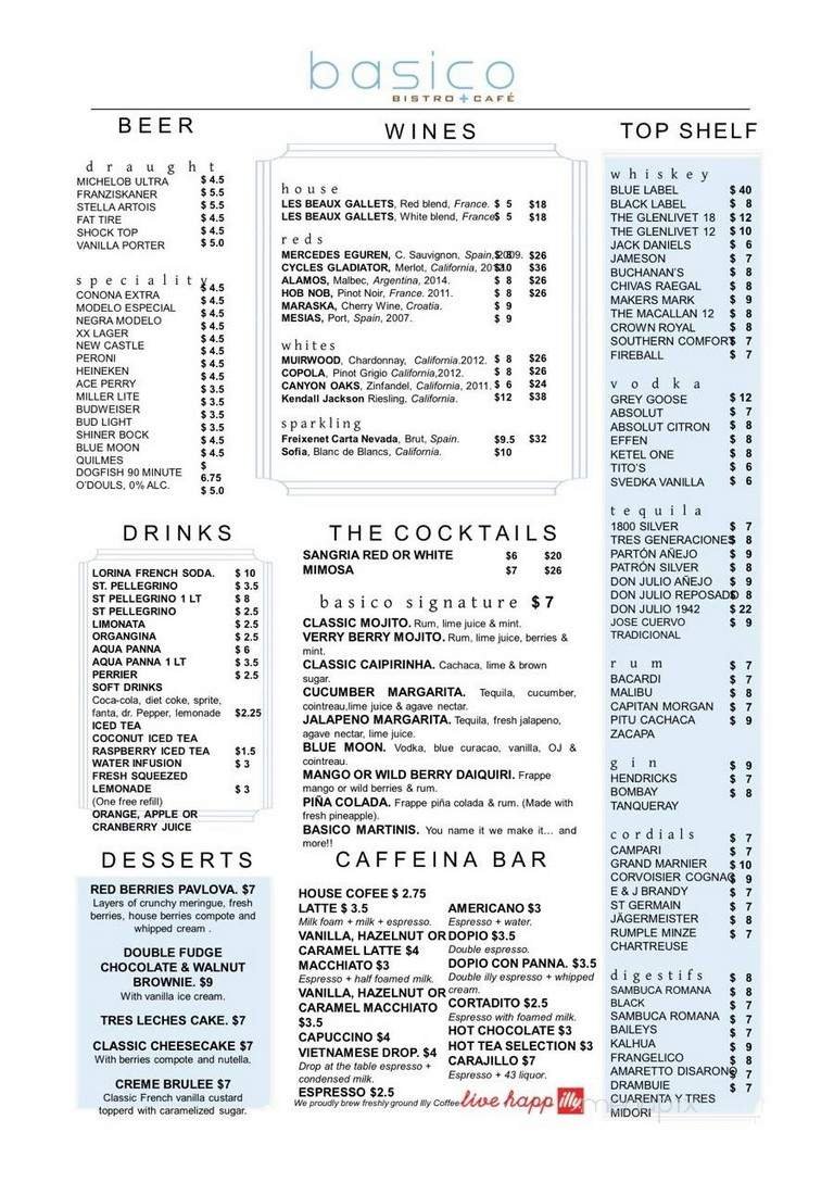 Menu page 2