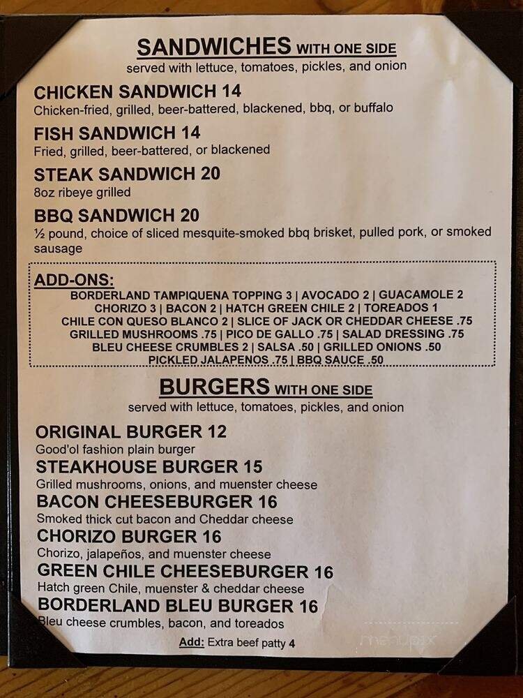 Menu page 2
