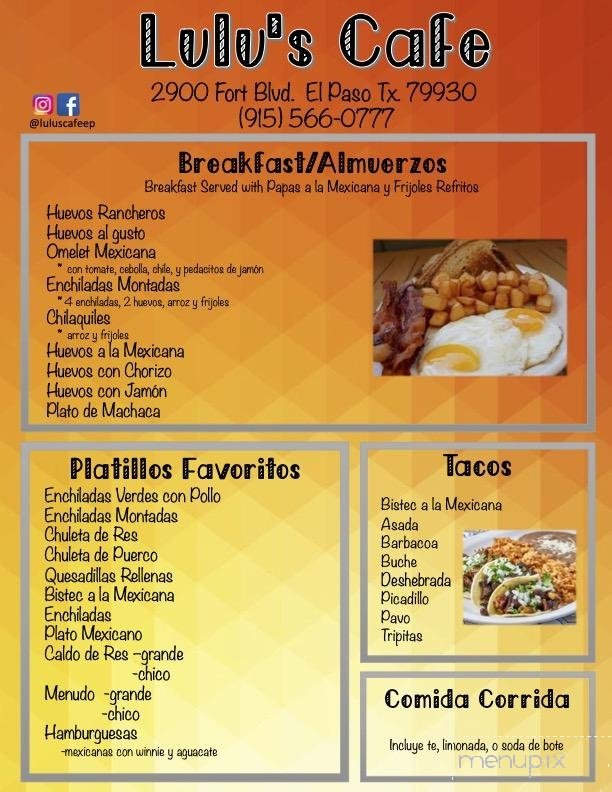Menu page 2
