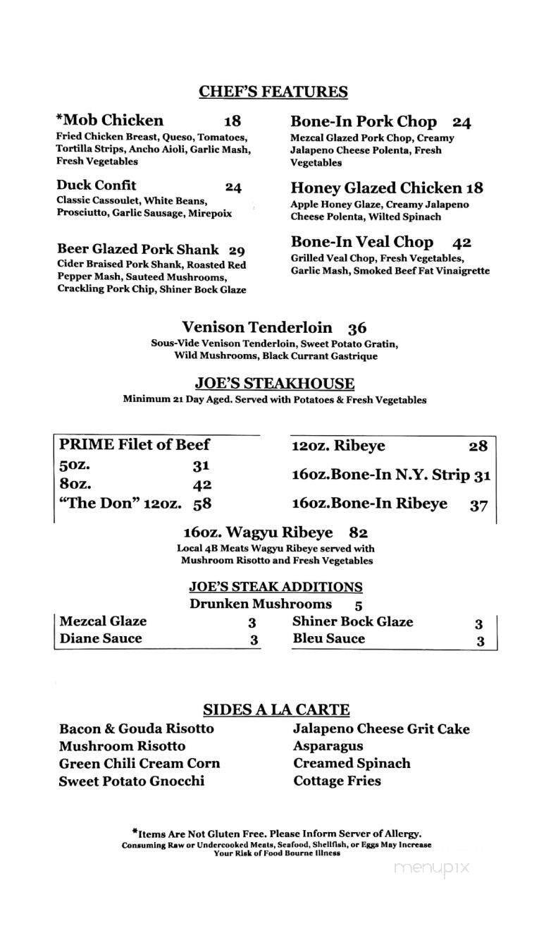 Menu page 1
