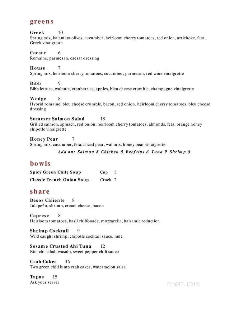 Menu page 2