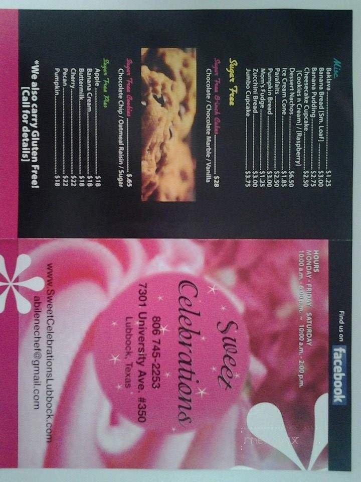 Menu page 1