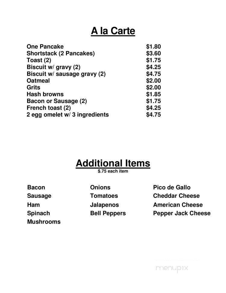 Menu page 2