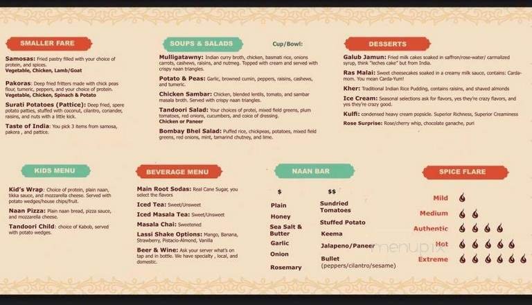 Menu page 2