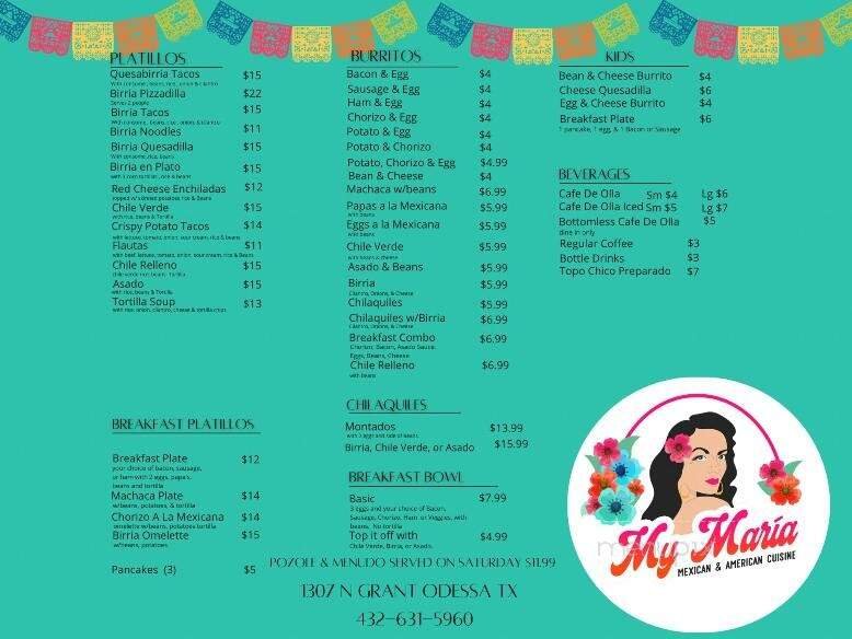 Menu page 2