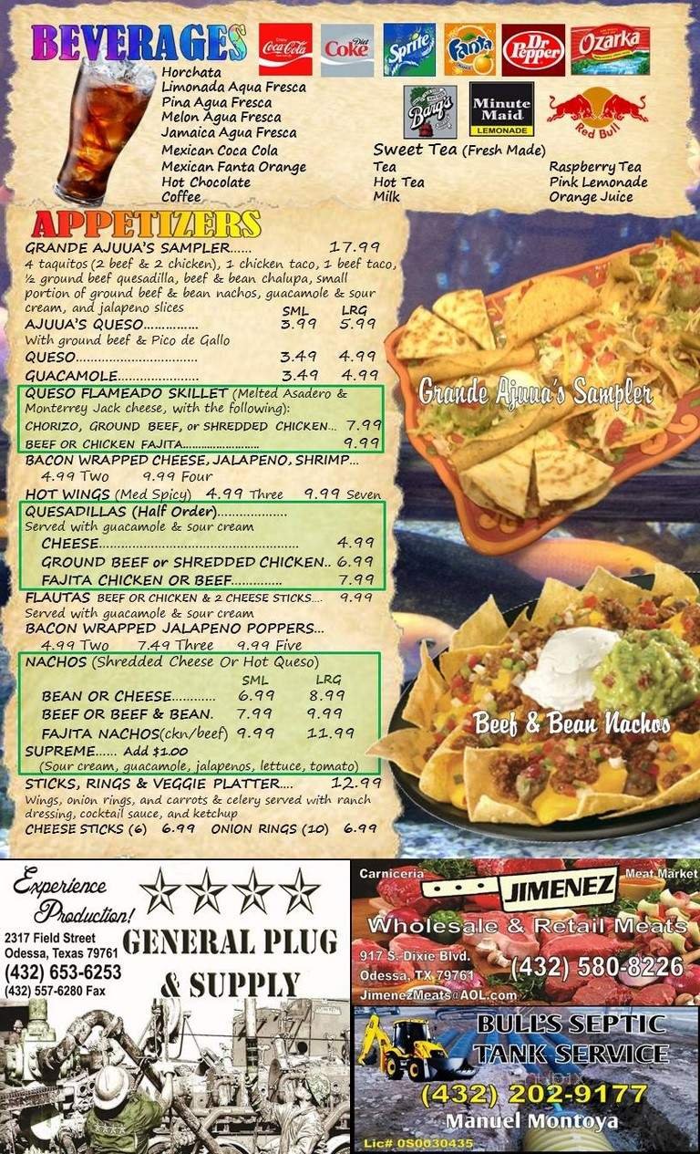 Menu page 2