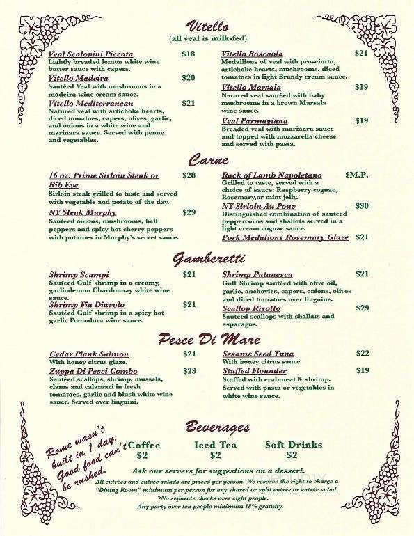 Menu page 2