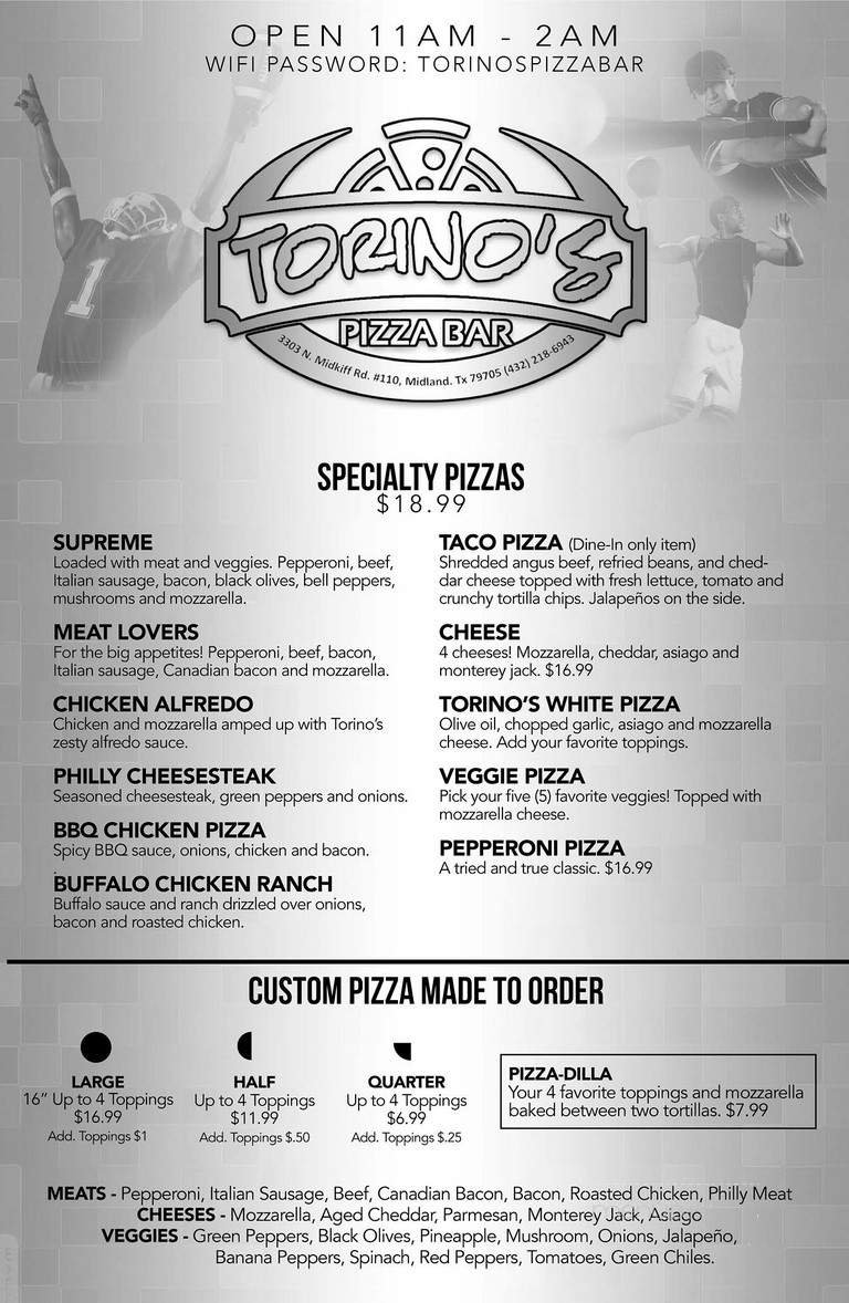 Menu page 2