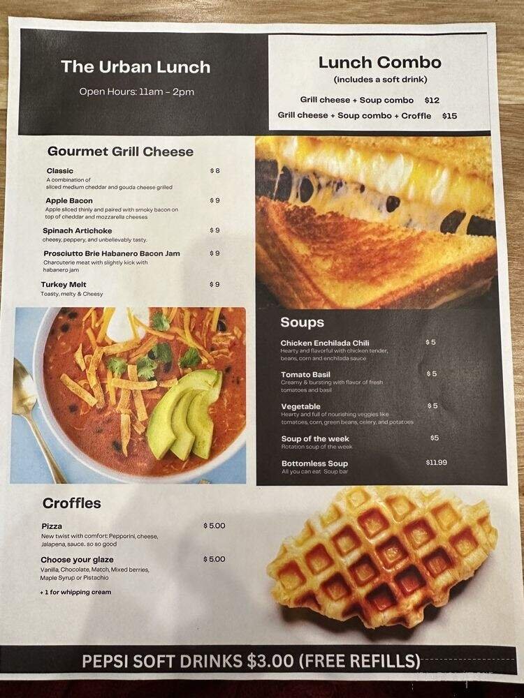 Menu page 1