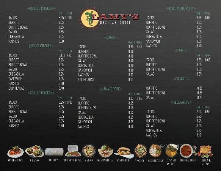 Menu page 1