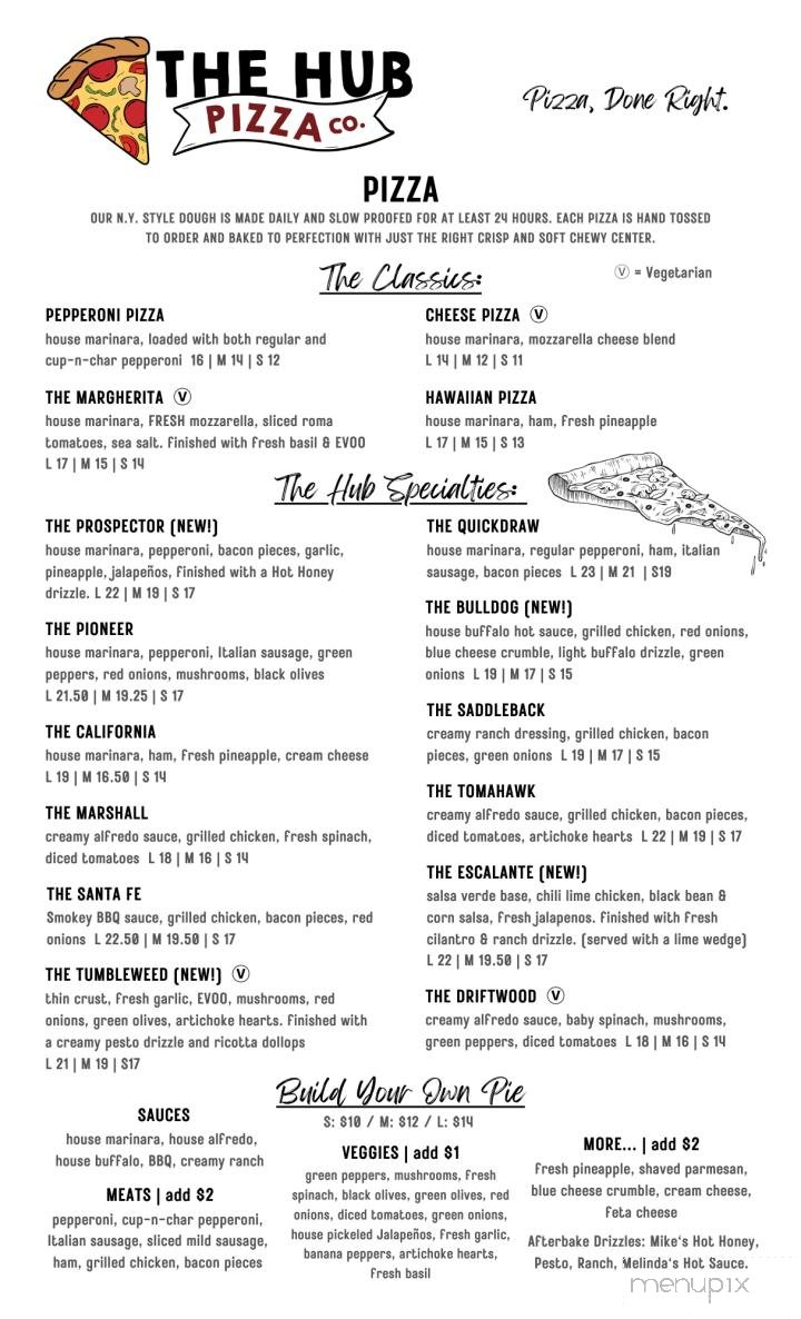 Menu page 1