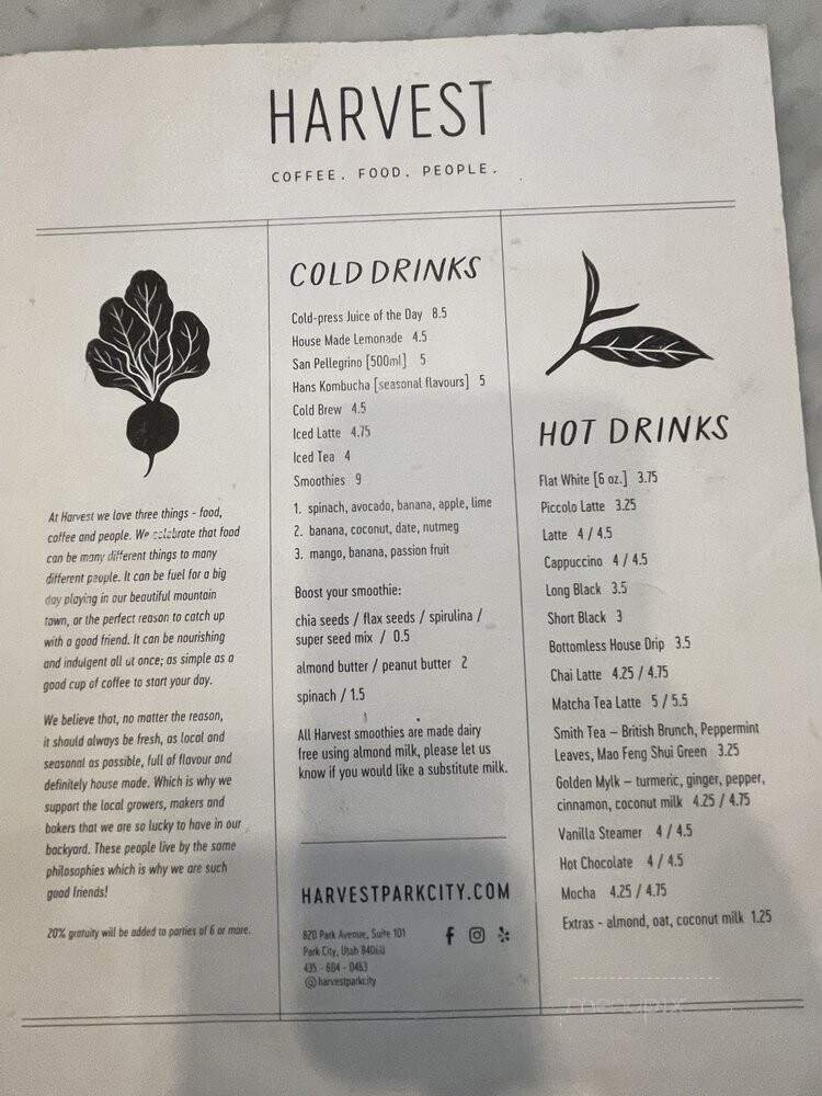 Menu page 2
