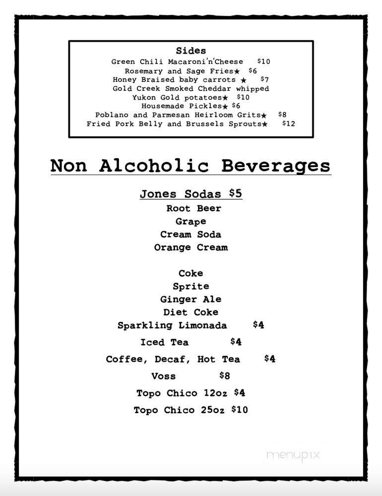 Menu page 1