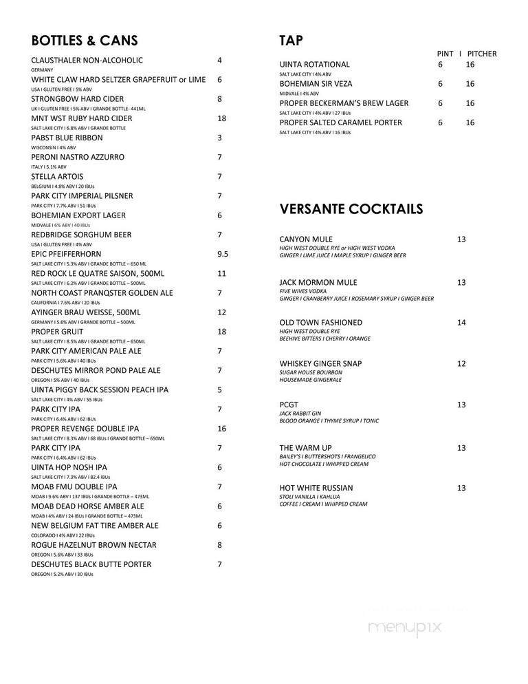 Menu page 2