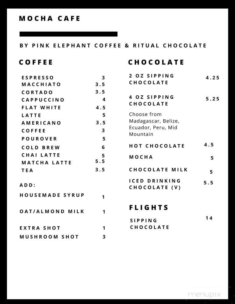 Menu page 1