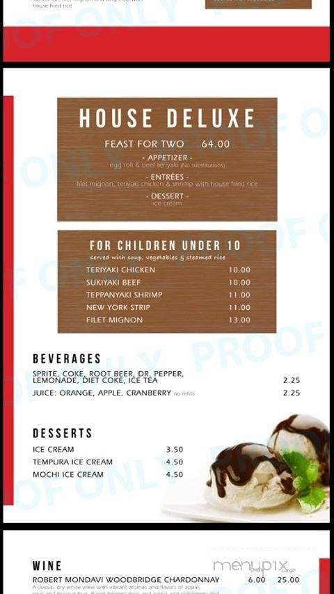 Menu page 1