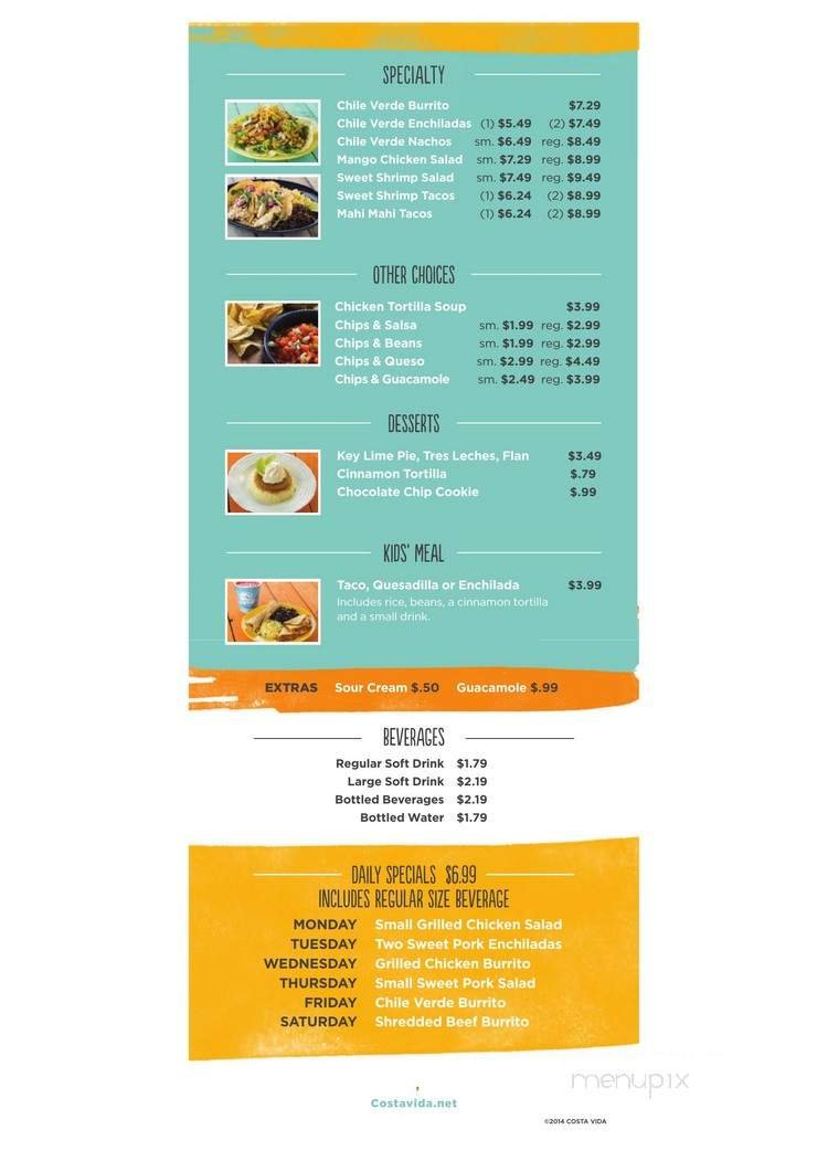 Menu page 2