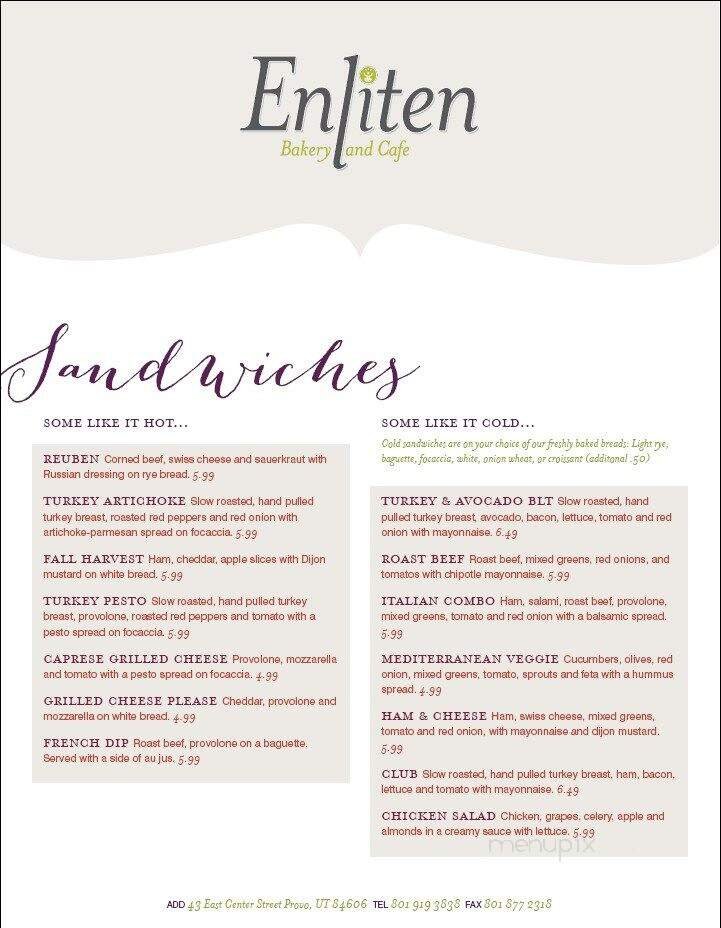 Menu page 2