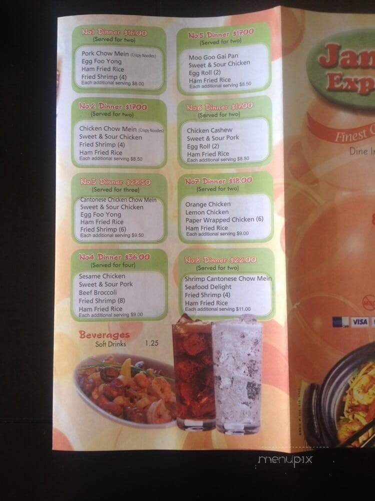 Menu page 1