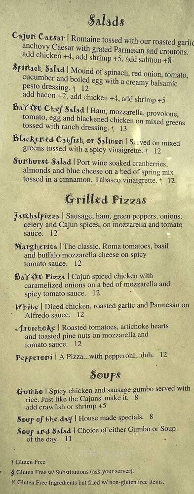 Menu page 2