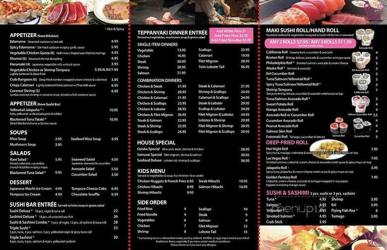 Menu page 2