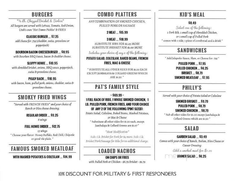 Menu page 2
