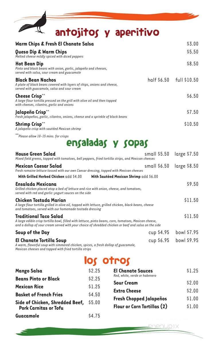 Menu page 2