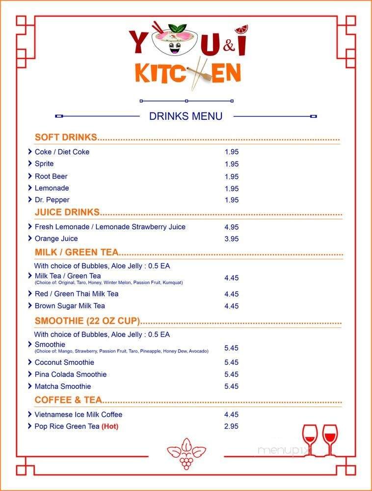 Menu page 1