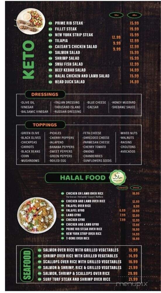 Menu page 2