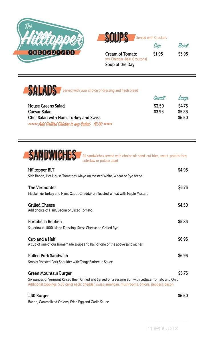 Menu page 2