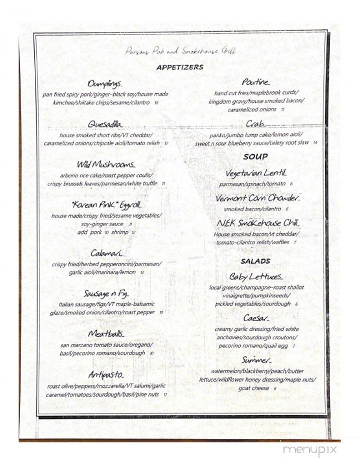 Menu page 2