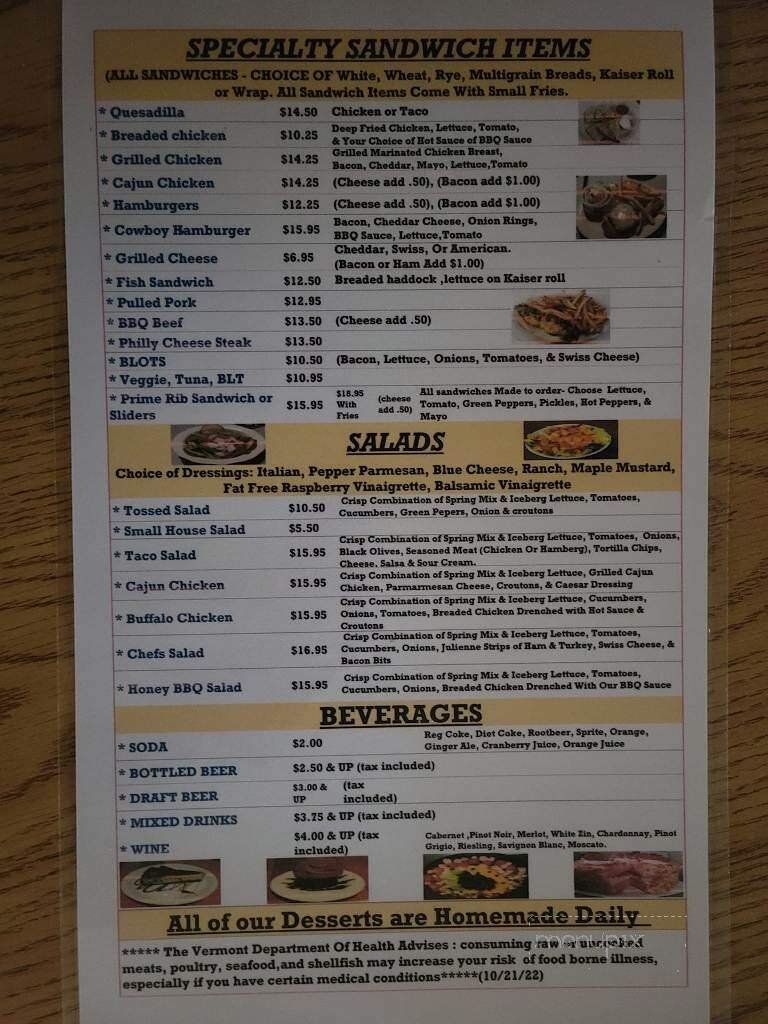 Menu page 2