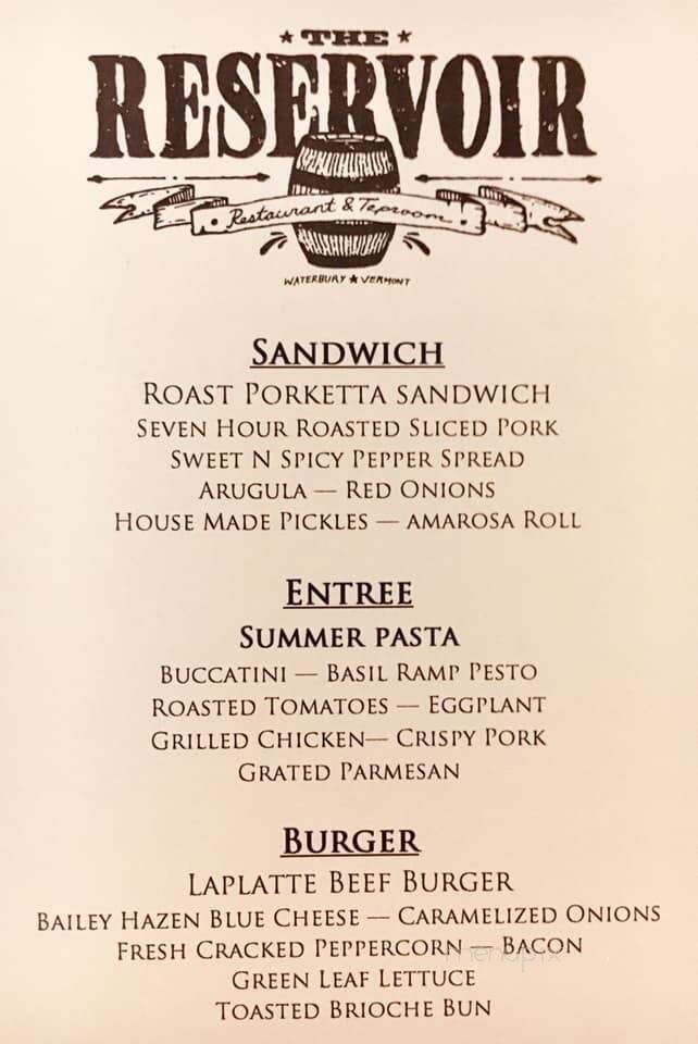 Menu page 1