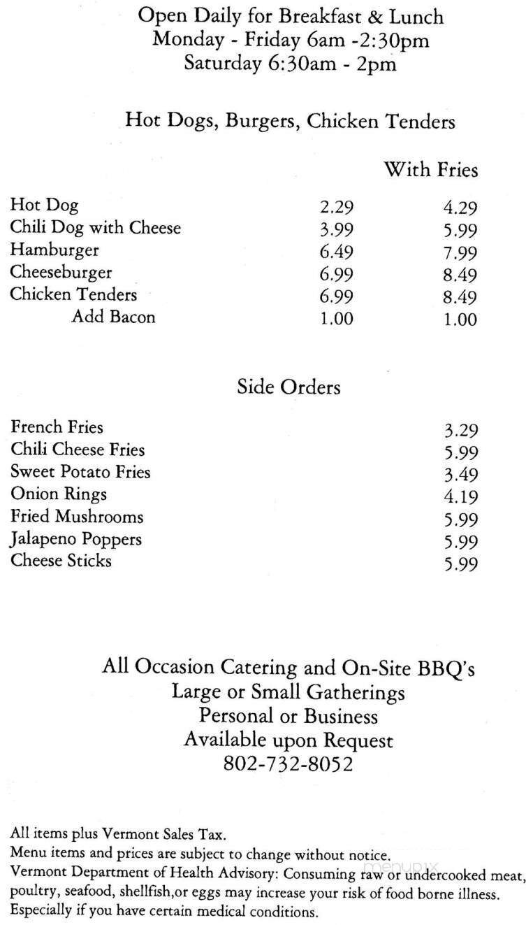 Menu page 2