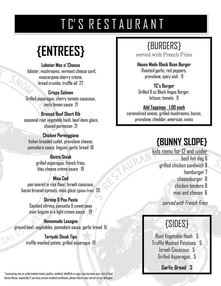 Menu page 2