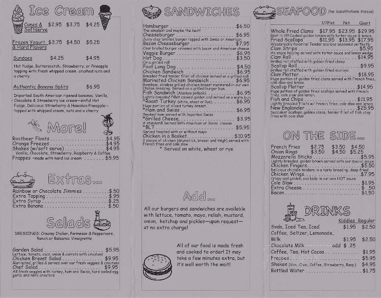 Menu page 1