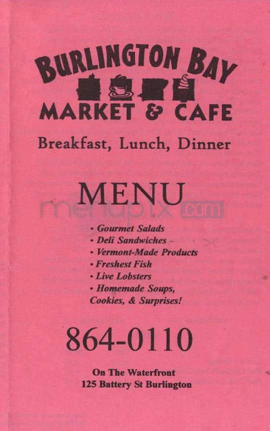 Menu page 1