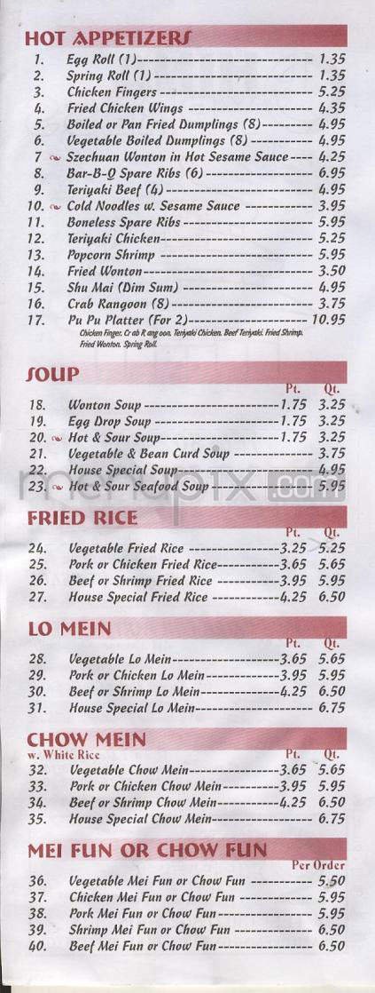 Menu page 2