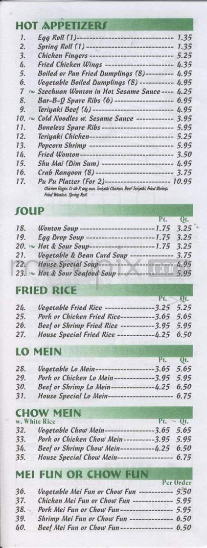 Menu page 2