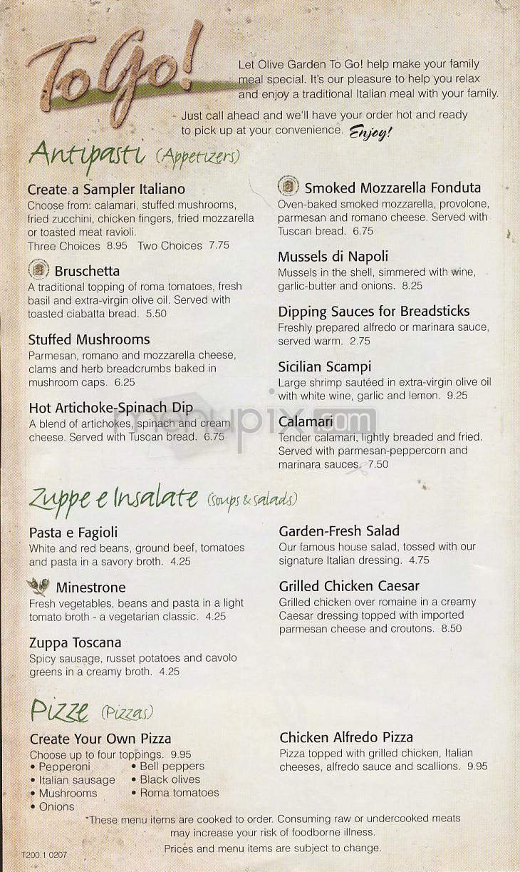 Menu page 2