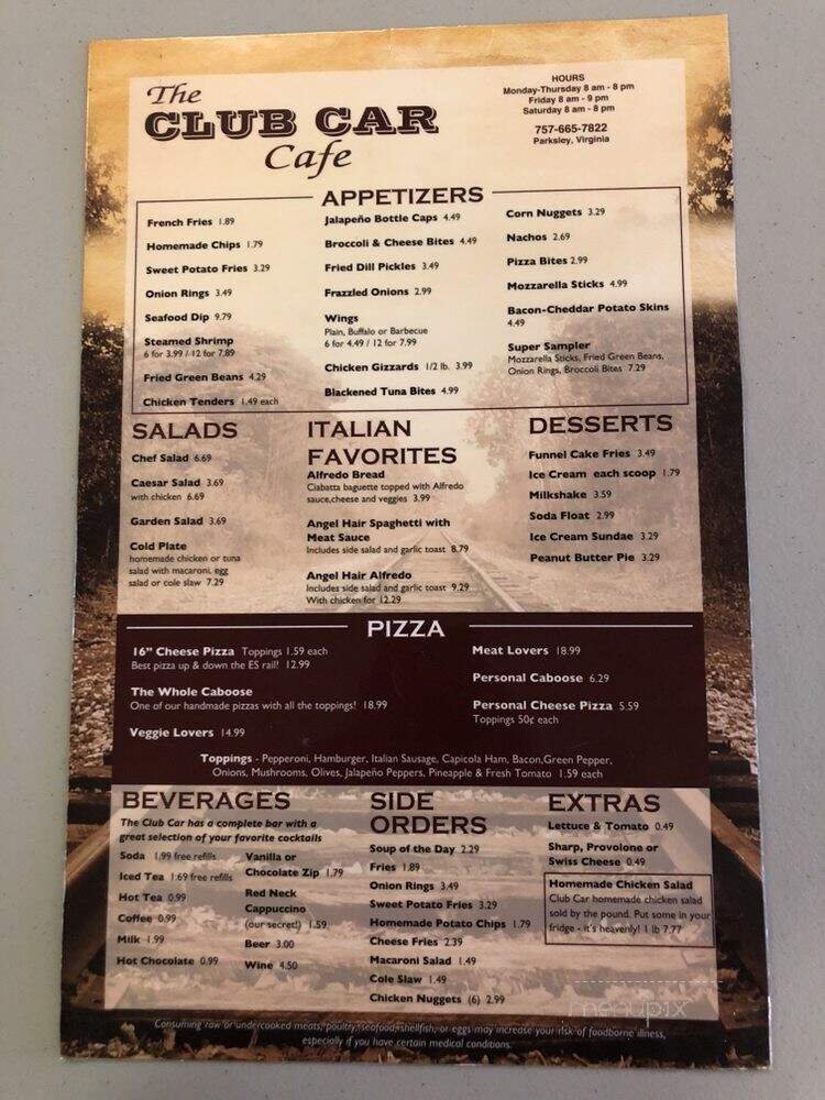 Menu page 2