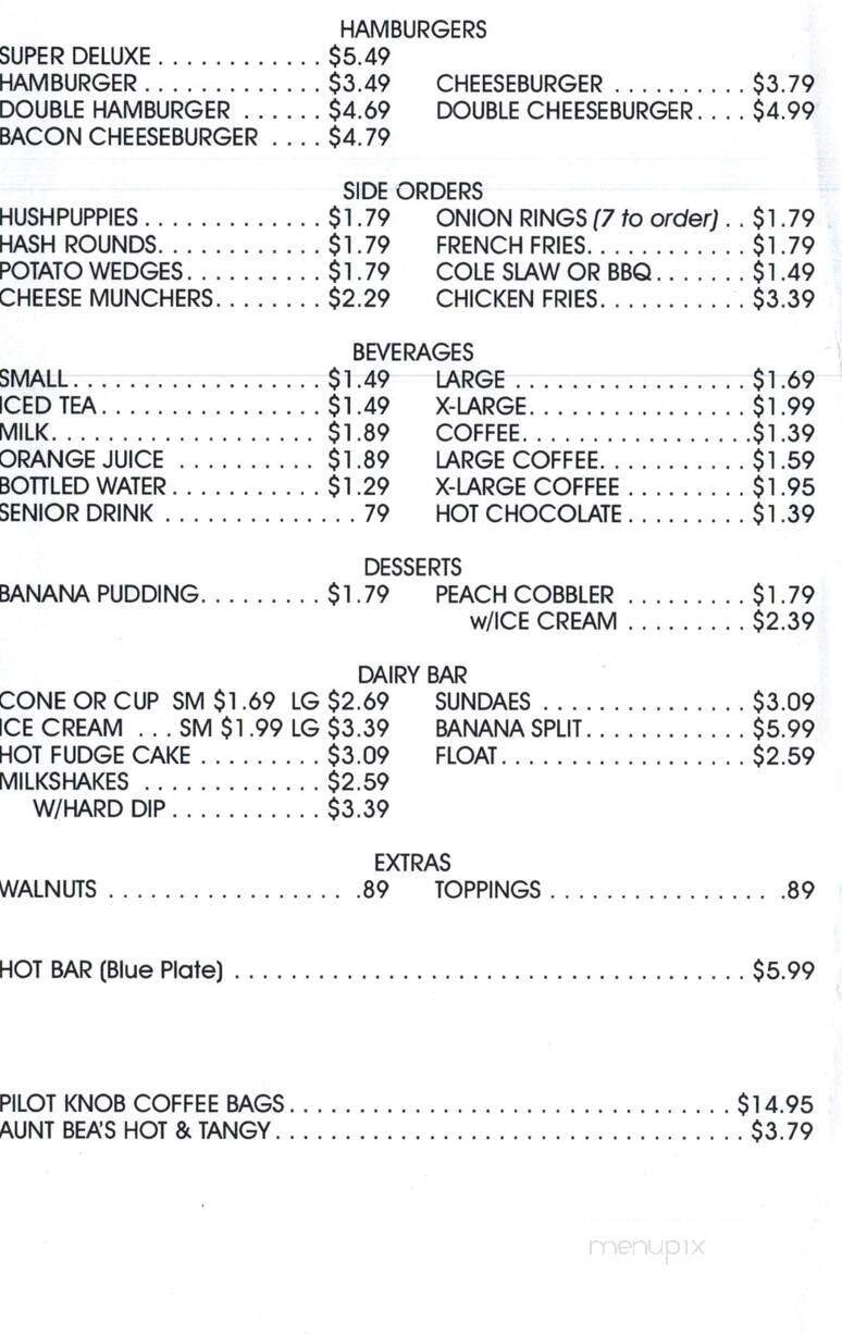 Menu page 2