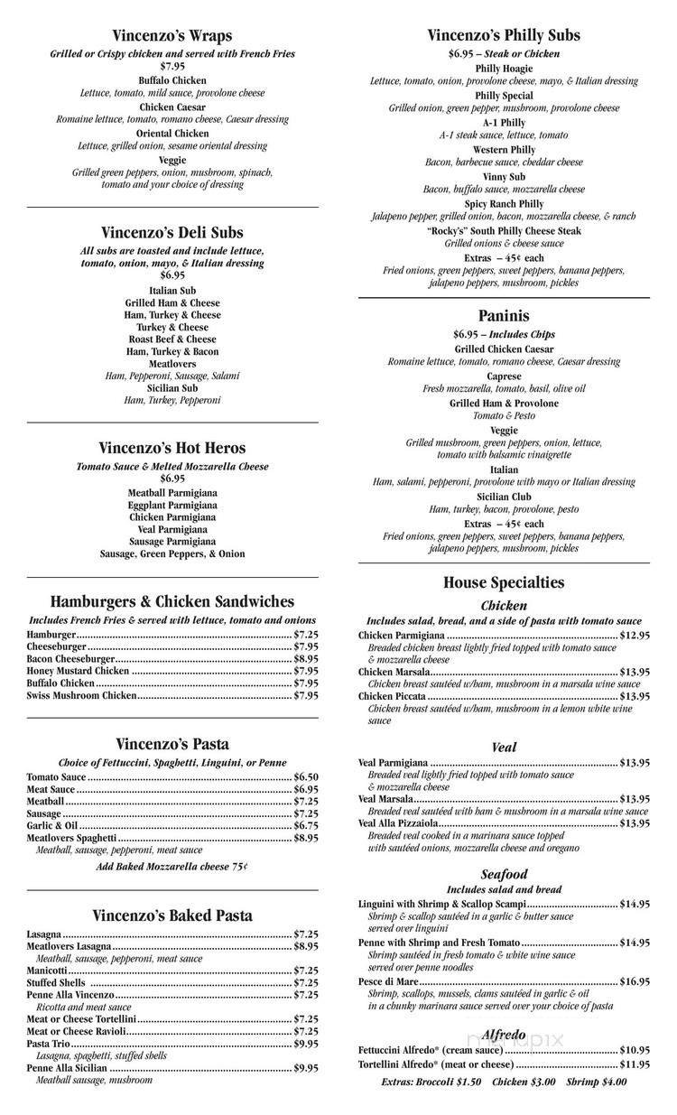 Menu page 2