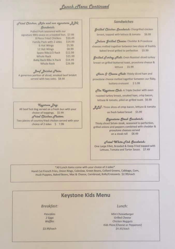Menu page 1