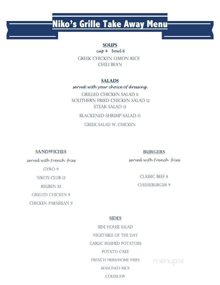 Menu page 2
